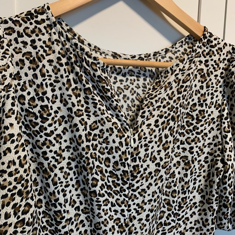 Leopard print midi dress - Picture 4 of 4